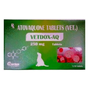 Corise Vetdox AQ 250mg Tablets (Atovaquone) for Dogs and Cats
