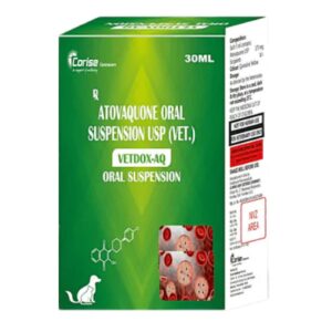 Corise Vetdox Aq Oral Suspension 30ml (Atovaquone) for Dogs and Cats