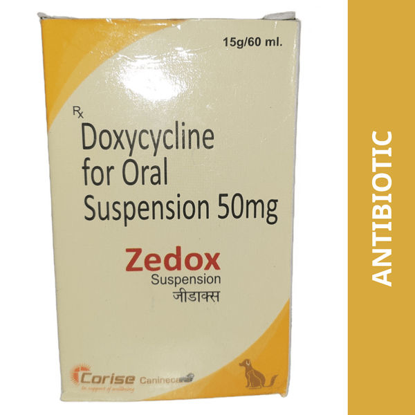 Corise Zedox Suspension (Doxycycline) for Dogs and Cats (60ml)