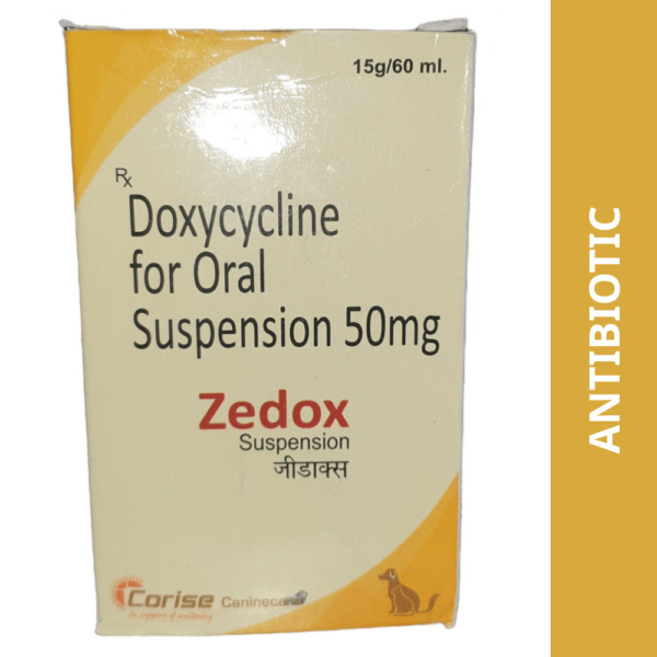 Corise Zedox Suspension (Doxycycline) for Dogs and Cats (60ml)