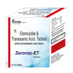 Corise Zeronac ET Tablet (Ethamsylate & Tranexamic) for Dogs and Cats image 1