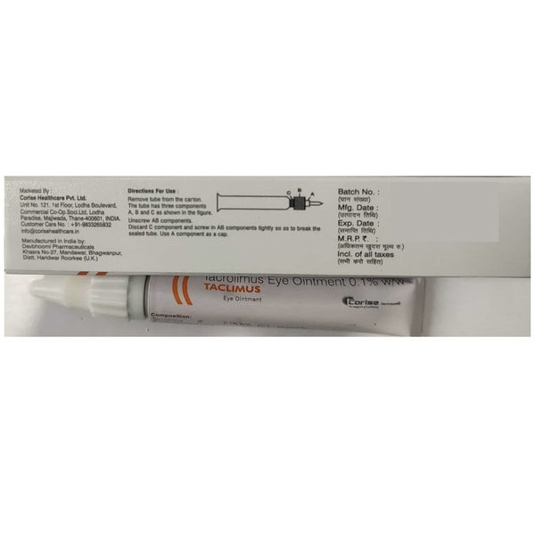 Corsie Taclimus Eye Ointment (Tacrolimus) for Dogs