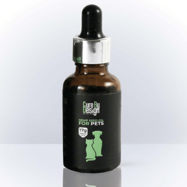 Cure By Design Hemp Seed Oil for Dogs and Cats