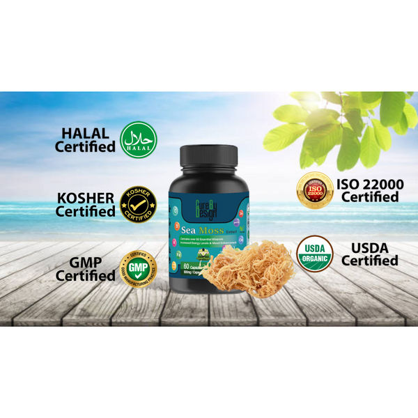 Cure By Design Sea moss Capsules for Dogs and Cats