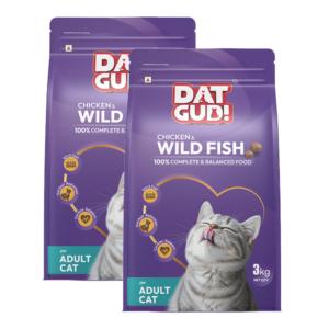 DatGud Chicken & Wild Fish Adult Cat Dry Food (Buy 1 Get 1 Free)