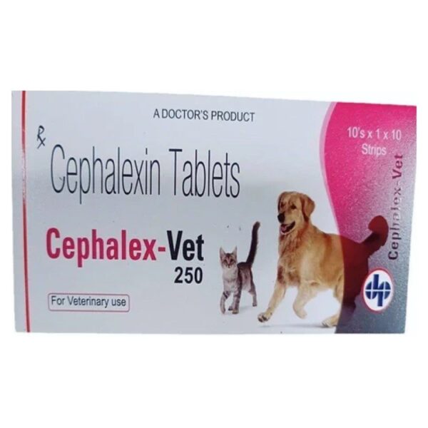 Doctors Vet Cephalex Vet 250mg Tablet (Cephalexin) for Dogs and Cats