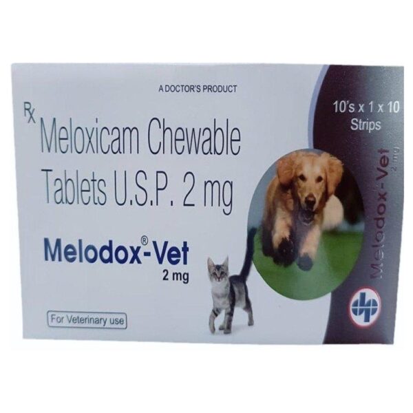 Doctors Vet Melodox Vet 2mg Tablets (Meloxicam) for Dogs and Cats