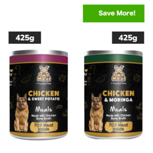 Dog Meal Chicken & Sweet and Moringa Chicken Potato Dog Wet Food Combo
