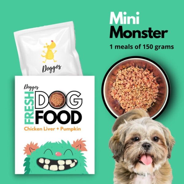 Doggos Mini Monster Chicken and Pumpkin Fresh Small Breeds Dog Wet Food (Buy 1 Get 1)