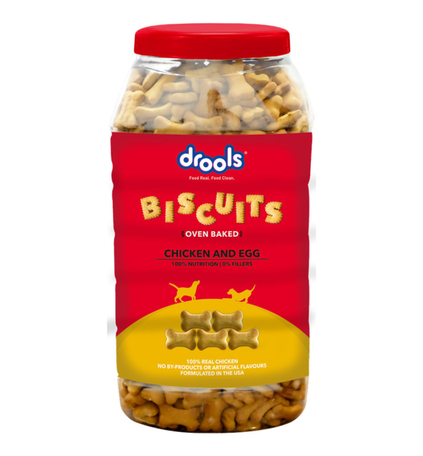Drools Chicken and Egg Biscuit Dog Treats