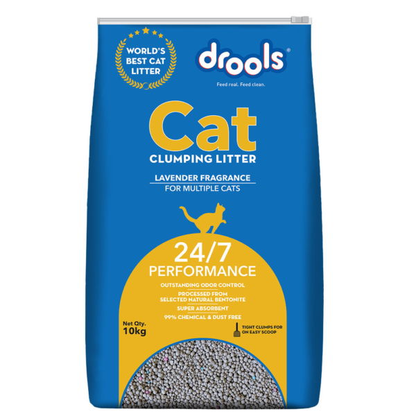 Drools Lavender Scented Clumping Cat Litter