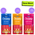 Drools Tuna & Bunito , Salmon & Skipjack and Real Chicken Creamy Cat Treats Combo image 1