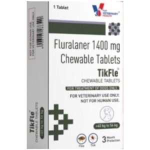 Drools TikFle Fluralaner 1400mg Tick & Flea Tablet for Dogs from 40 to 56kg