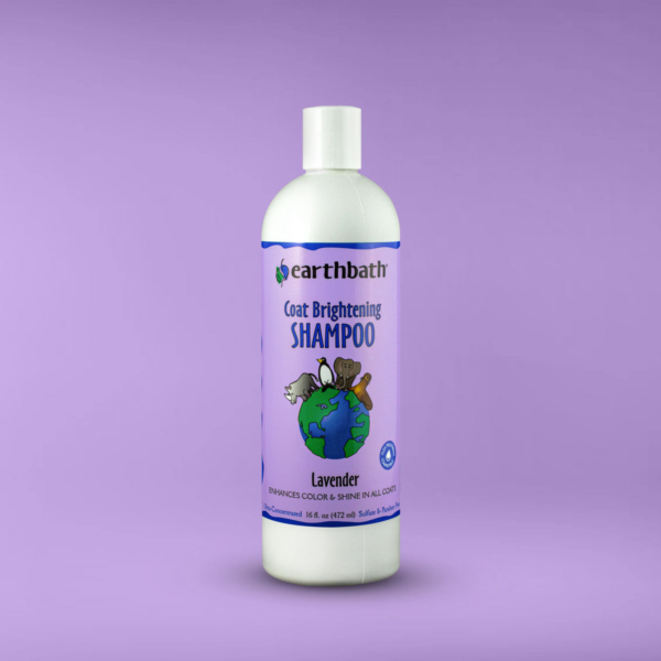 EarthBath Lavender Coat Brightening Shampoo for Dogs and Cats