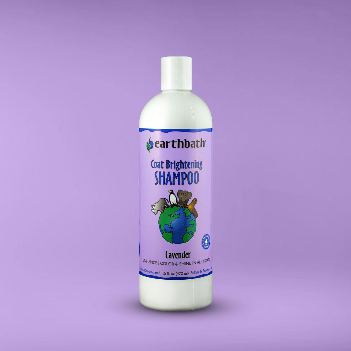 EarthBath Lavender Coat Brightening Shampoo for Dogs and Cats