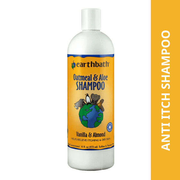 EarthBath Oatmeal & Aloe Shampoo Vanilla & Almond for Dogs and Cats