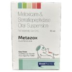 Ek Tek Metazox Suspension (Meloxicam & Serratiopeptidase) Oral Solution for Dogs and Cats image 1