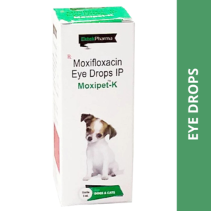 Ek Tek Moxipet K Eye Drops (Moxifloxacin) for Dogs and Cats