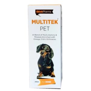 Ek Tek Multitek Pet Liquid Multivitamin Supplement for Dogs