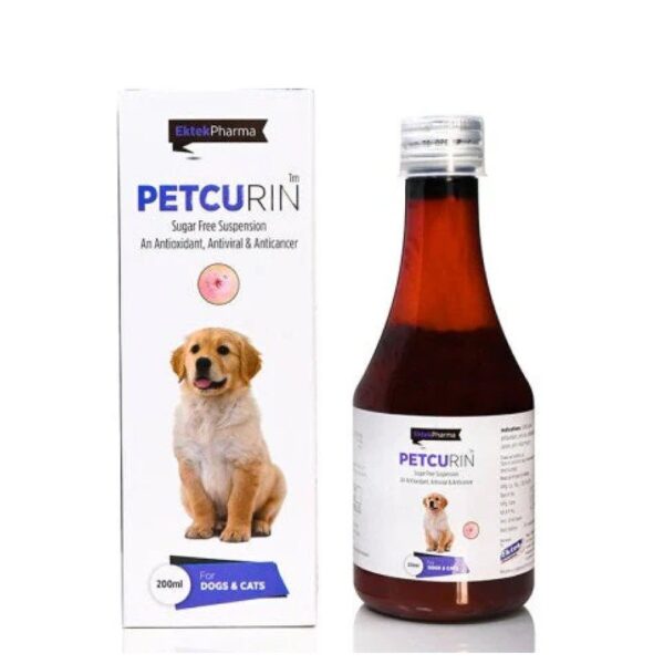Ek Tek Petcurin Syrup for Dogs and Cats