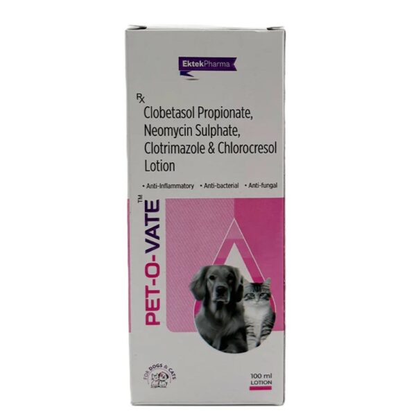 Ek Tek Petovate Lotion for Dogs and Cats