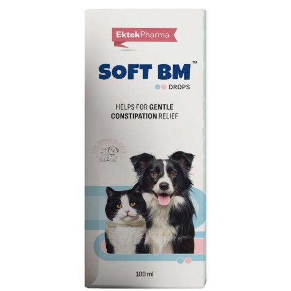 Ek Tek Soft BM Drops Constipation Relief for Dogs and Cats
