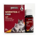 Ek Tek Wormtek C Drops Dewormer for Cats image 1