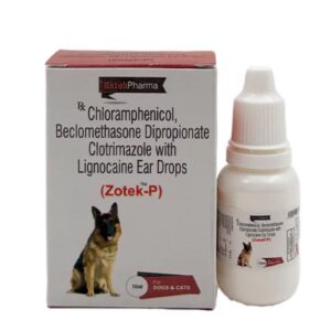 Ek Tek Zotek P Ear Drops for Dogs and Cats