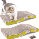 Emily Pets Sofa Bed Scratching Pad for Kittens (Beige) (Pack of 2) image 1