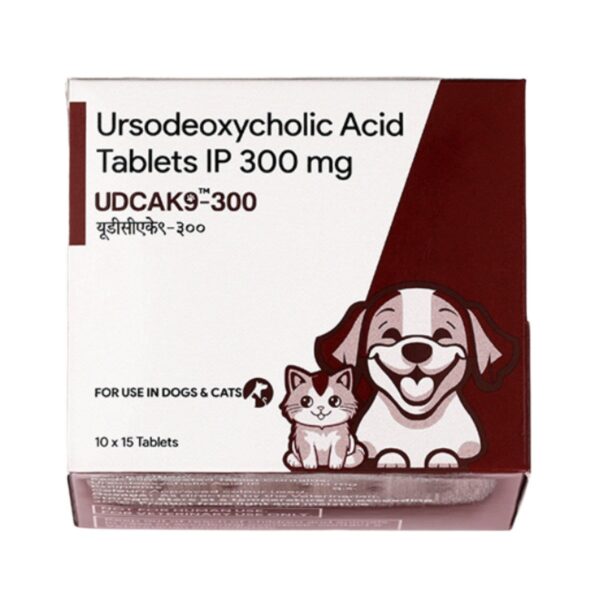 Enavant UDCAK9 300mg Tablets (Ursodeoxycholic Acid) for Dogs & Cats