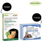 Cat Dewormer and Tick & Flea Control Spot On Combo image 2
