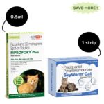 Cat Dewormer and Tick & Flea Control Spot On Combo image 1