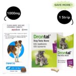 Drontal Plus Tasty Deworming Tablet (pack of 6 tablets) and MSD Animal Health Bravecto (20-40kg) Combo image 2