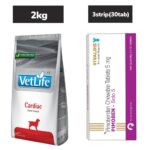 Farmina Vet Life Cardiac Canine Formula Adult Dog Dry Food (2kg) and Vivaldis Pimoben (Pimobendan) Solo 5mg Tablet for Dogs (pack of 30 tablets) Combo image 2
