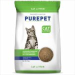 Purepet Lavender Scented and Petcrux Lavender & Lemon Scented Smart Clumping Cat Litter Combo (1+1) image 1