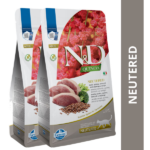 Farmina N&D Neutered Quinoa Duck, Broccoli & Asparagus Adult Cat Dry Food image 3