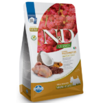 Farmina N&D Quinoa Quail Coconut & Turmeric Skin & Coat Adult Mini Dog Dry Food image 2