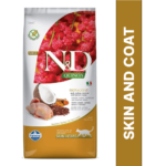 Farmina N&D Quinoa Quail Coconut & Turmeric Skin & Coat Grain Free Adult Cat Dry Food image 1