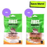 First Meow Chicken Sandwich and Chicken Strip Cat Treat Combo image 1