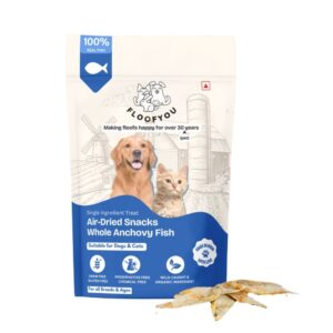 FloofYou Air Dried Whole Anchovy Fish Dog and Cats Treats