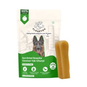 FloofYou Sun Dried Coconut Yak Churpi Chew Dogs Treat