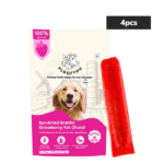 Floofyou Sun Dried Pure Veg Strawberry Yak Dental Dog Treats image 3