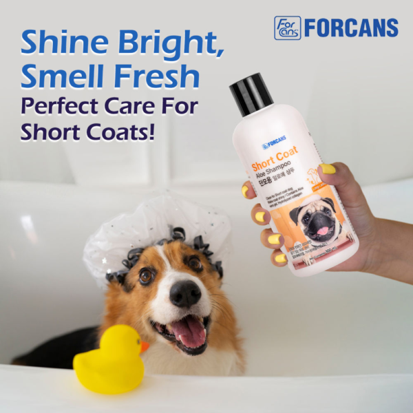 Forcans Aloe Short Coat Shampoo for Dogs