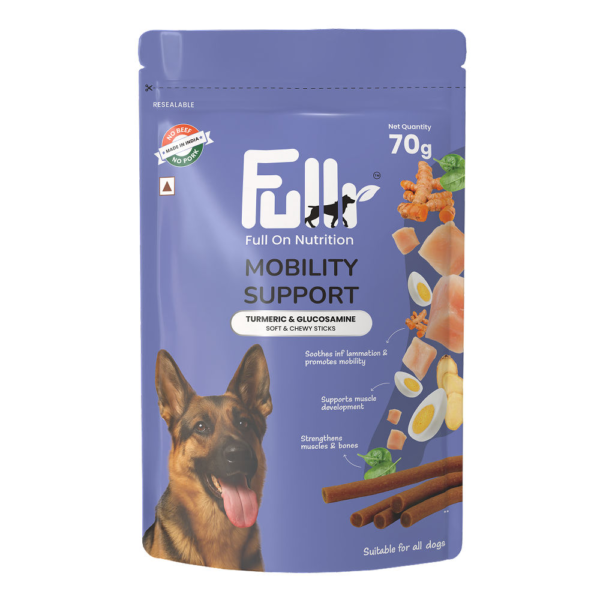 Fullr Mobility Support Soft and Chewy Stick Dog Treats