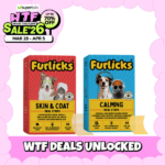 Furlicks Skin Coat & Calming Aid Health Supplement Combo for Dogs & Cats image 2