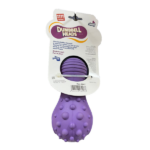 GiGwi Dumbbell Hippo Heads Toy for Dogs (Purple) image 3