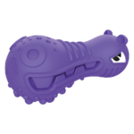 GiGwi Dumbbell Hippo Heads Toy for Dogs (Purple) image 1