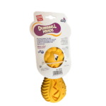 GiGwi Dumbbell Lion Heads Toy for Dogs (Yellow) image 3