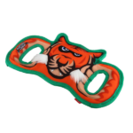 GiGwi Mighty Challenge Tiger Toy for Dogs (Orange/Blue) image 2