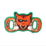 GiGwi Mighty Challenge Tiger Toy for Dogs (Orange/Blue) image 4